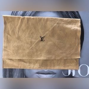 Louis Vuitton wallet dust bag 13x9”